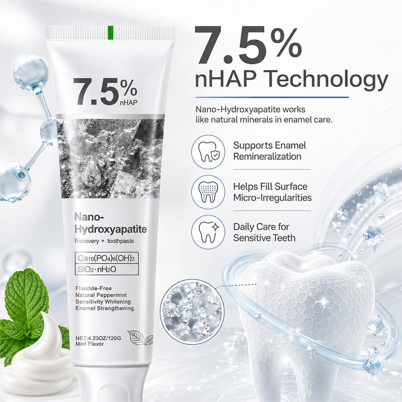5/6Pcs 7.5% nHAP Nano Hydroxya - đánh giá và giá Teeth Whitening Kit