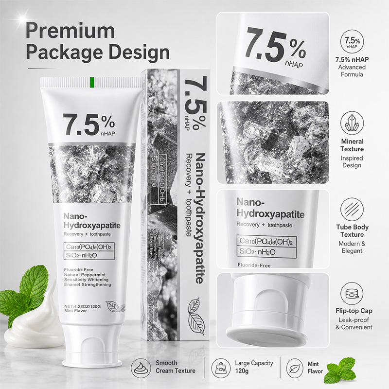 5/6Pcs 7.5% nHAP Nano Hydroxya - đánh giá và giá Teeth Whitening Kit