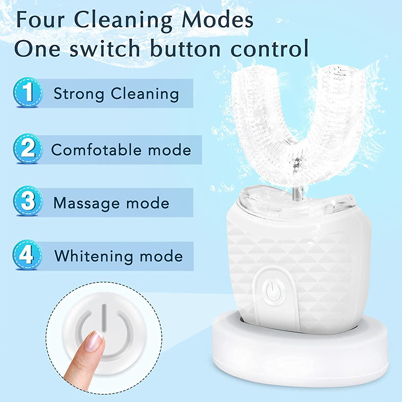 U-Shaped Rechargeable Light Qu - đánh giá và giá Teeth Whitening Kit